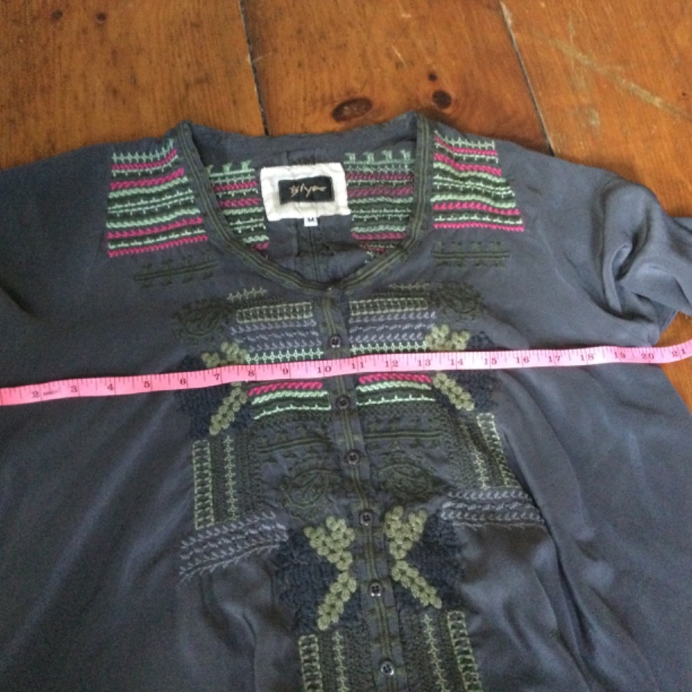 Johnny Was BIYA tunic dress 100% Silk Medium - Picture 9 of 13